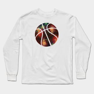 Basketball Galaxy Long Sleeve T-Shirt